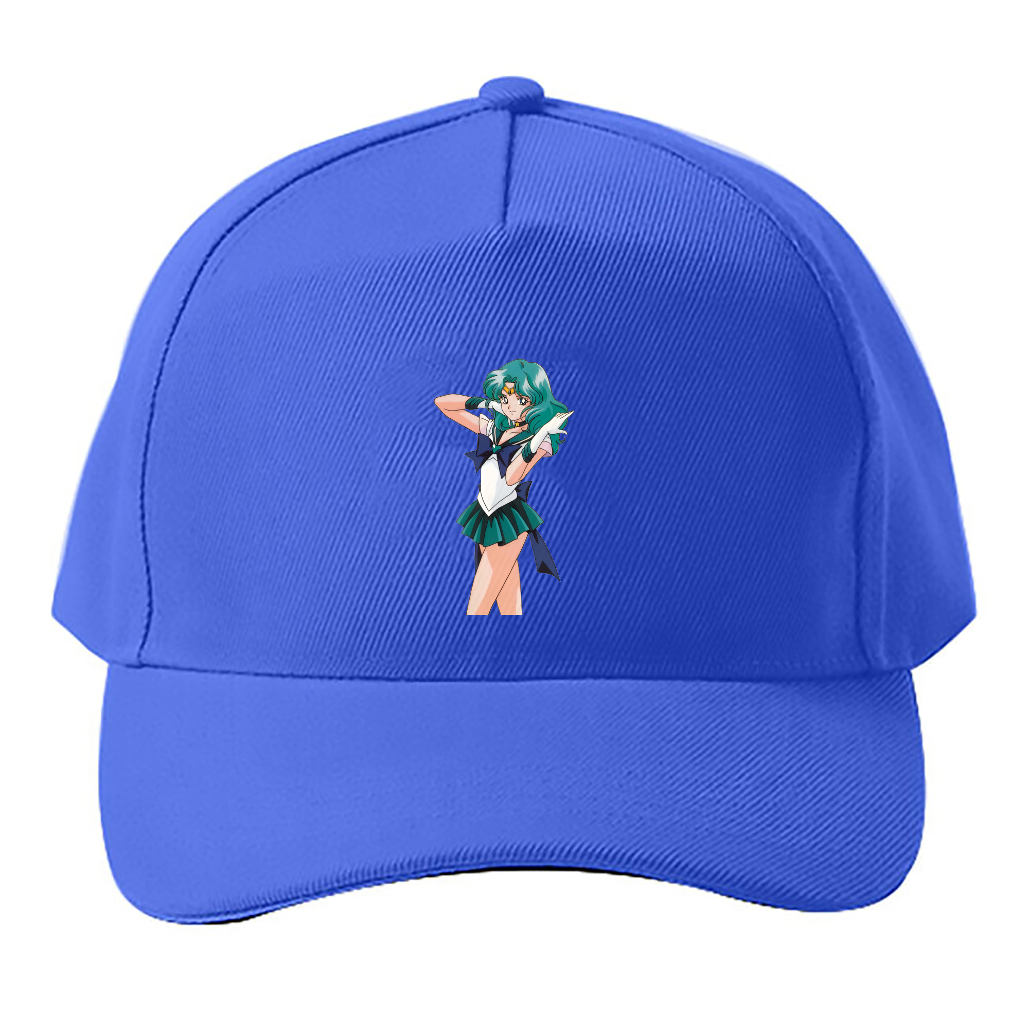 （画像用） 美少女戦士セーラームーン 海王 みちる（かいおう みちる） Sailor Moon Kaiou Michiru ベースボールキャップ 綿100％ 男女兼用 帽子 スポーツ